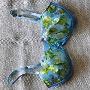 Nwt- Lemons embroidered Victoria's secret